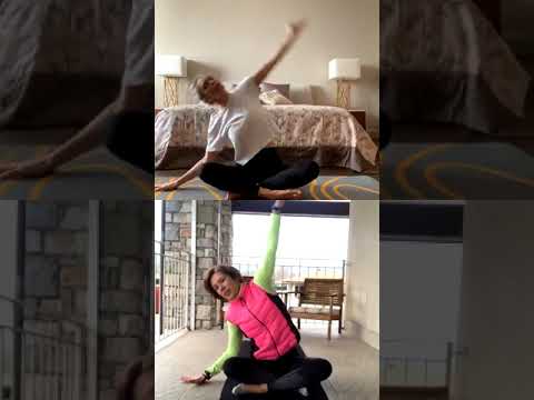 Видео: Тренировка Веры Брежневой с тренером в трансляции // 1 апреля