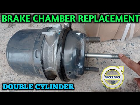Видео: Замена тормозной камеры Volvo — пневматическая тормозная система