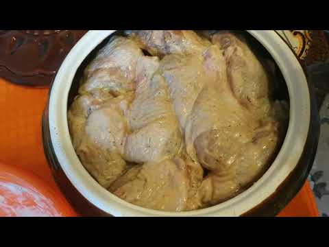 Видео: Курица в керамической жаровне в духовке 💪🐔🐔🐔