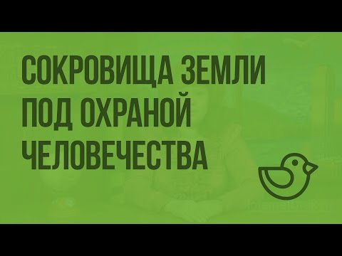 Видео: Сокровища Земли под охраной человечества. Видеоурок по окружающему миру 4  класс
