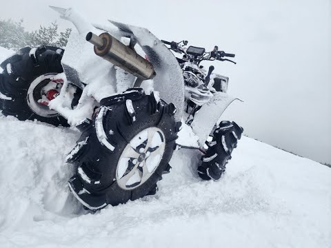 Видео: Квадроцикл из ВАЗ. Испытания