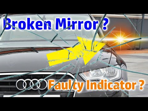 Видео: Замена стекла или указателя поворота в боковом зеркале Audi a6 c7