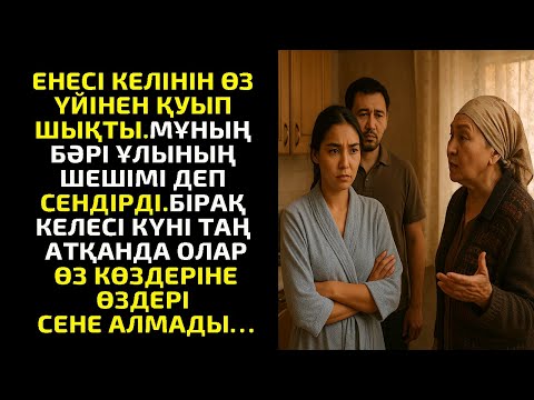 Видео: ЕНЕСІ КЕЛІНІН ӨЗ ҮЙІНЕН ҚУЫП ШЫҚТЫ,МҰНЫҢ БӘРІ ҰЛЫНЫҢ ШЕШІМІ ДЕП СЕНДІРДІ.БІРАҚ КЕЛЕСІ КҮНІ ТАҢ АТҚАН