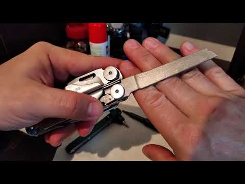 Видео: leatherman wave снова в строю😉(замена алмазного напильника на leatherman wave)