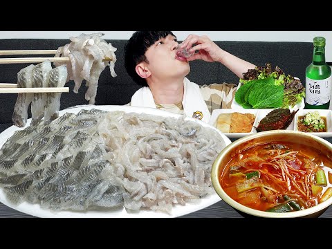 Видео: Рыба и острый суп очень вкусны 😍 MUKBANG REALSOUND ASMR EATINGSHOW