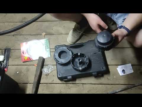 Видео: Какой расходкой пользоваться для проф косы когда бренд ушел с рынка Husqvarna 545RX/343R DDE spool.