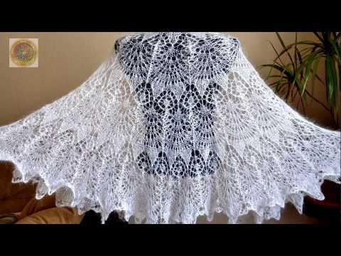 Видео: Шаль " Фрея"  Презентация.(Shawl "Freya" Presentation)