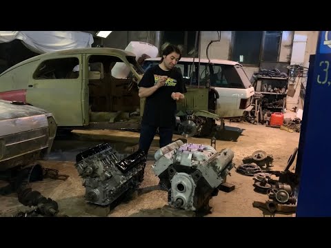 Видео: Добыча скорости - двигатель ЗиЛ 130 в Волгу. 
Насколько он мощный.