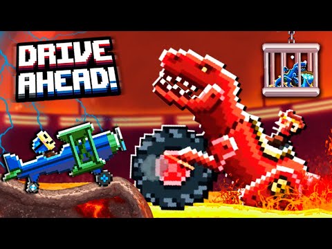 Видео: ПОБЕДИЛ БОССА и СПАС ТИРАННОЗАВРА! Безумный ЗАМЕС в Режиме ПОЕЗДКА Drive Ahead от Cool GAMES