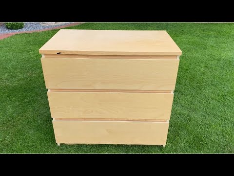 Видео: Икеа переделки, комод мальм