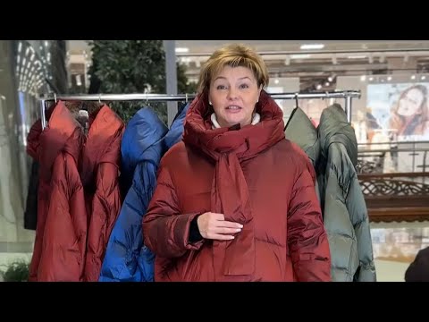 Видео: Новая яркая💃стильная коллекция пуховиков💃ткань Япония, пух Белой утки 95% и 5% перо. 54700р. #style 
