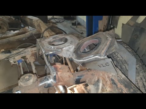 Видео: Ремонт задней чашки Nissan Patrol Y61 (переварка рамы)