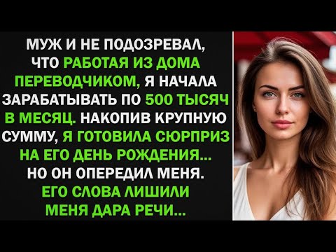 Видео: Муж и не подозревал, что пока я работала из дома, начала зарабатывать по 500 тыс в мес.