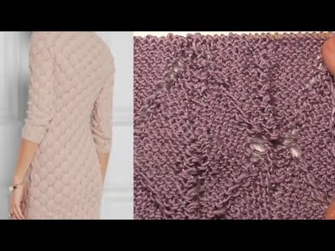 Видео: Узор спицами ЧЕШУЙКИ для эксклюзивного платья