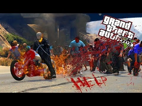 Видео: GTA 5 Моды - ПРИЗРАЧНЫЙ ГОНЩИК против ЗОМБИ АПОКАЛИПСИСА