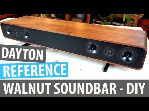 Видео: Саундбар Dayton Audio Reference Wi-Fi / Bluetooth | Усилитель Arylic | Сделай сам | Металлические...