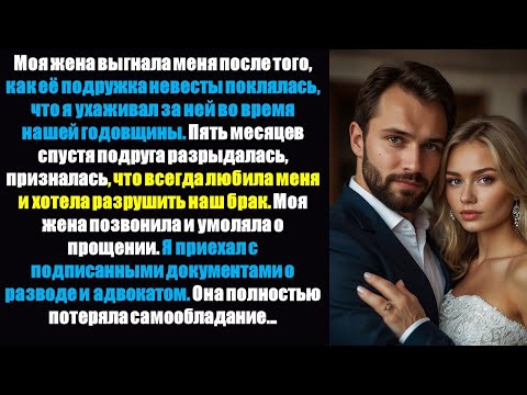 Видео: Жена выгнала меня из дома после того, как подружка невесты солгала — спустя несколько месяцев....