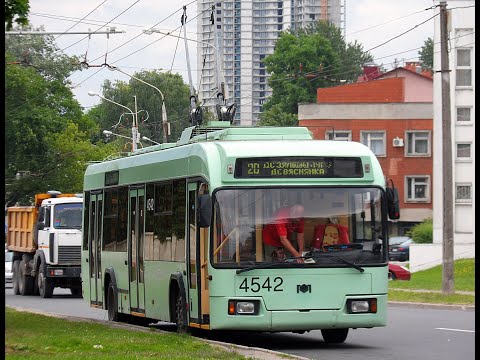 Видео: Информатор троллейбусного маршрута №28 г.Минск (Версия 1)