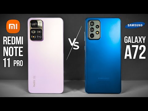 Видео: Xiaomi Redmi Note 11 Pro vs Samsung Galaxy A72 / Стоит ли переплачивать?