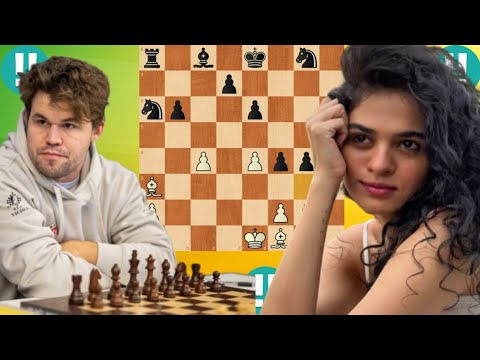 Видео: Таня Сачдев против Карлсена – Шахматное мастерство на высоте