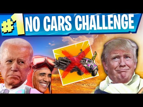 Видео: Президенты участвуют в испытании «БЕЗ МАШИН» в Fortnite: Wrecked Season 3