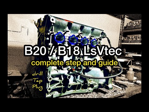 Видео: Полное руководство: B20Vtec Conversion B16a / GSR / Головка и блок
