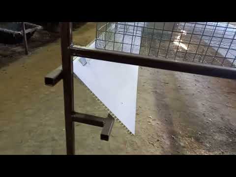 Видео: Новая клетка для кроликов и размеры.