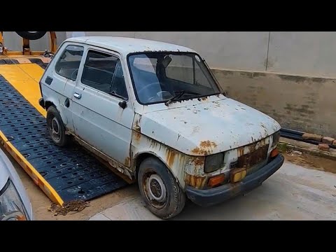 Видео: Полная реставрация Fiat 126P 1980 года - Реставрация классических автомобилей Fiat 126P