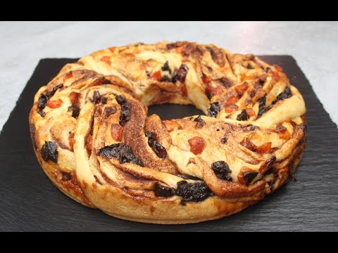 Видео: Дрожжевая плетенка с начинкой / Stuffed yeast braid