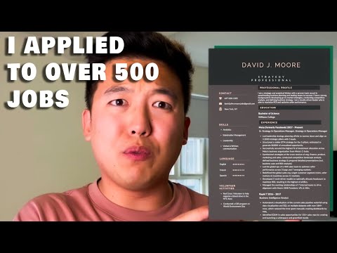 Видео: Я подал заявку на 500 вакансий и узнал, что волнует рекрутеров | Wonsulting