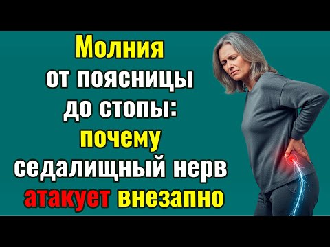 Видео: Не можете встать с кровати из за боли в ноге?  Разбираем защемление седалищного нерва.