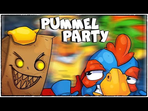 Видео: Хочешь потерять друзей? Просто поиграй в Pummel Party! (угарная настолка)