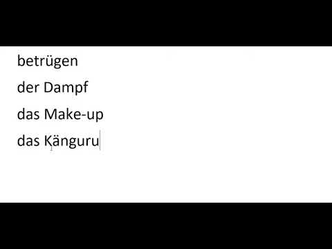 Видео: 38 главных слов в немецком! Изучение немецкого