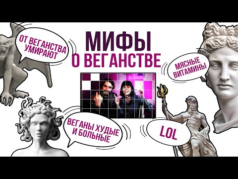 Видео: 10 МИФОВ О ВЕГАНСТВЕ, в которые верят все мясоеды || VEGAN FAMILY