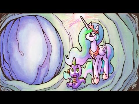 Видео: Комикс MLP - Приключения Селестии и Спайка