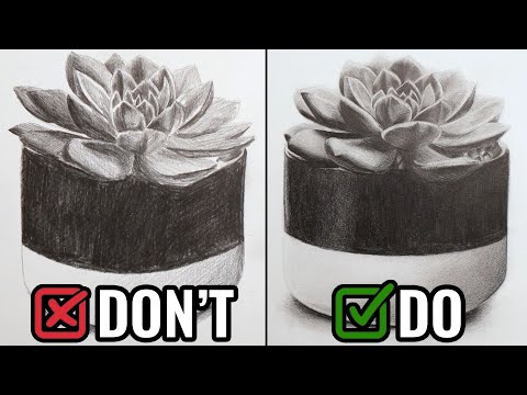 Видео: Что можно и чего нельзя делать при создании реалистичных рисунков графитным карандашом