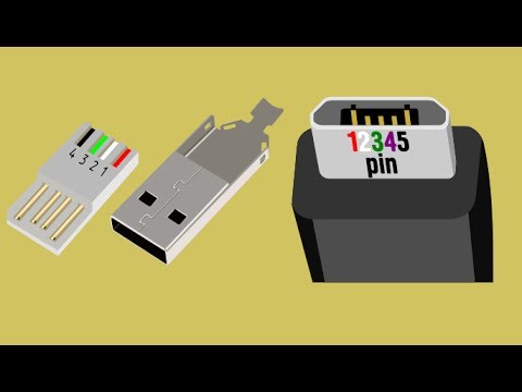 Видео: РАСПИНОВКА РАСПАЙКА USB, микро USB, мини USB