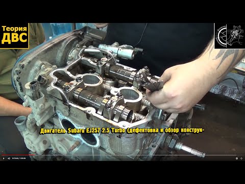 Видео: Теория ДВС: Двигатель Subaru EJ257 2.5 Turbo (дефектовка и обзор конструкции)