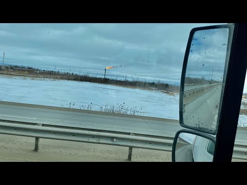 Видео: #49 Рейс на Нефтеюганск. Перетерло тормозной шланг. Едем в паре. Север есть север. РЦ Монетка.