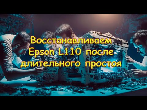 Видео: Восстанавливаем Epson L110 после длительного простоя.