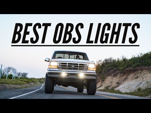 Видео: Лучшие фары OBS 7.3 Ford Powerstroke! | Установка и обзор светодиодного кронштейна @CompletePerfo...