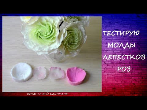 Видео: Тестирую Молды Лепестков Роз/ холодный фарфор/ болталка
