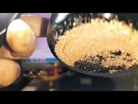 Видео: Протравка альтернативным способом после цементации золотосодержащего осадка .