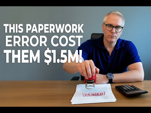 Видео: Эта ошибка в оформлении документов обошлась им в 1,5 миллиона долларов!