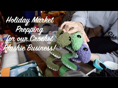 Видео: Праздничная ярмарка готовит наш бизнес по вязанию крючком плюшевых игрушек!