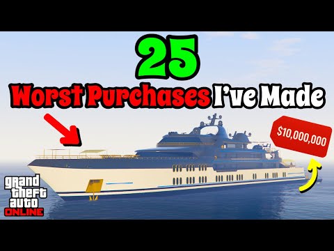 Видео: 25 худших покупок, которые я совершил в GTA Online