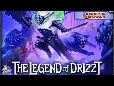 Видео: 2-Настольная игра Легенда о Дзирте (The Legend of Drizzt). Сценарий: Изгнанник. Прохождение 1