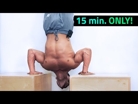 Видео: 15-минутная программа отжиманий в стойке на руках — выполняйте по схеме