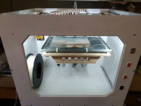 Видео: Самодельный 3д принтер v3.0, необычная конструкция