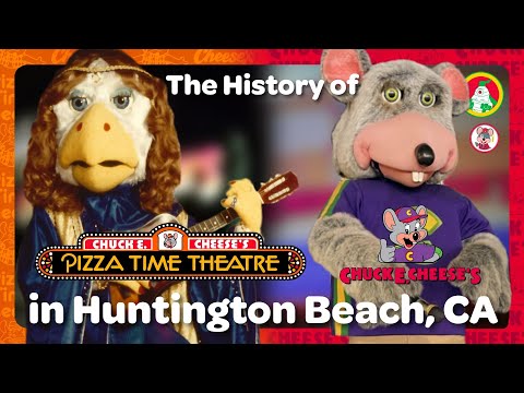 Видео: История Chuck E. Cheese в Хантингтон-Бич, Калифорния